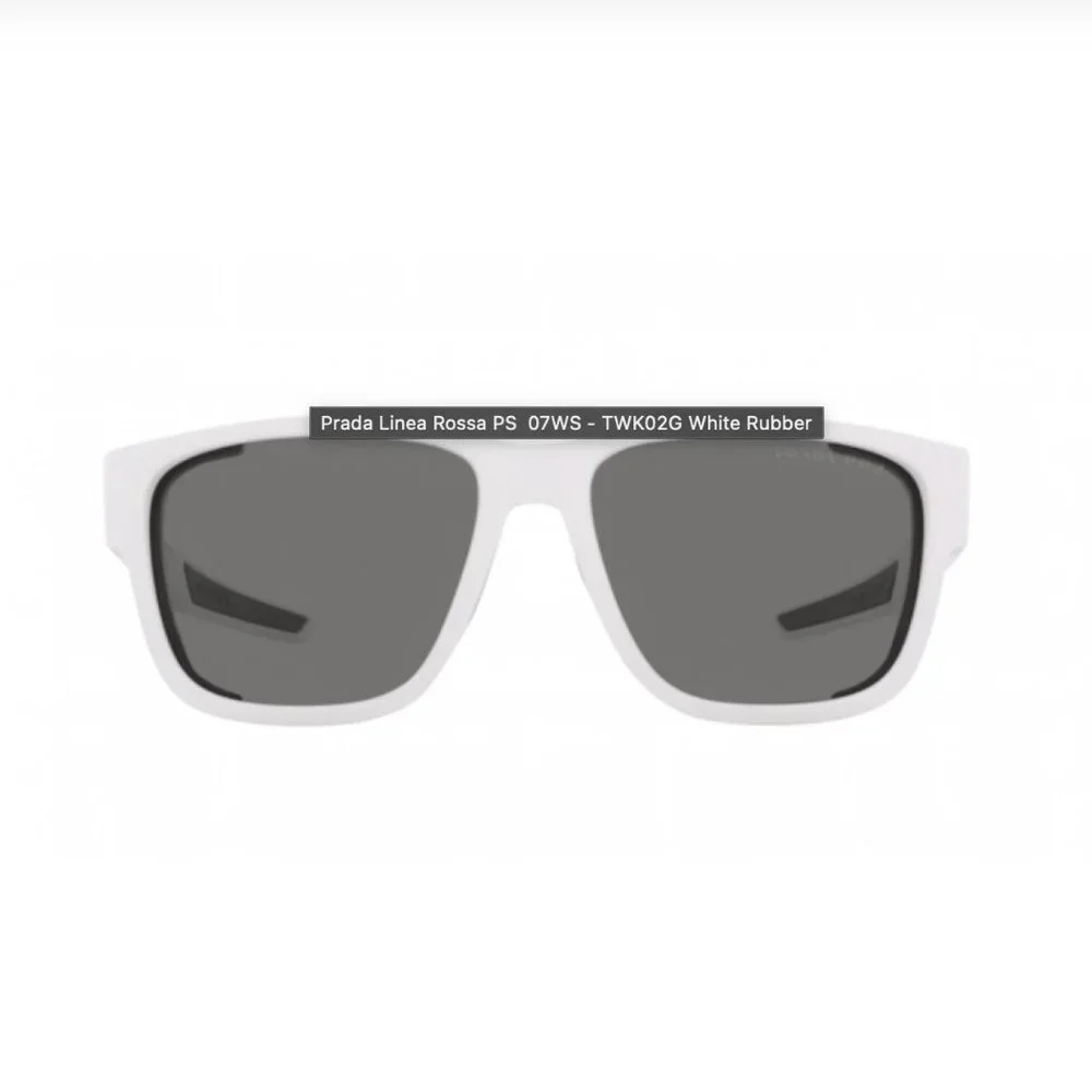 Sale! Prada White Rubber Men Sunglasses